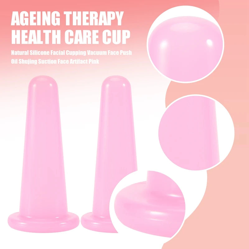 Natural Silicone Facial Cupping for Lifting & Suction Therapy