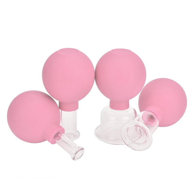 2Pcs Vacuum Cupping Set for Anti-Cellulite & Facial Rejuvenation