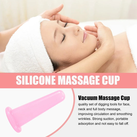 Natural Silicone Facial Cupping for Lifting & Suction Therapy