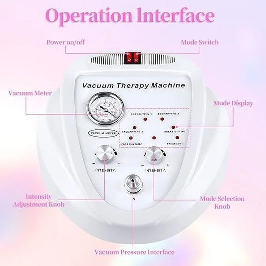 Multifunctional Vacuum Therapy Machine for Body, Face & Breast Care